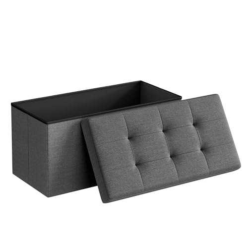 Songmics 30-Inch Folding Storage Ottoman Bench: $31.98 Songmics 30-Inch Folding Storage Ottoman Bench: $31.98