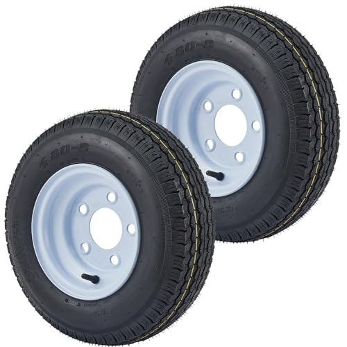 Garvee 4.80-8 Trailer Tire and Rim 2-Pack: $62.99 Garvee 4.80-8 Trailer Tire and Rim 2-Pack: $62.99