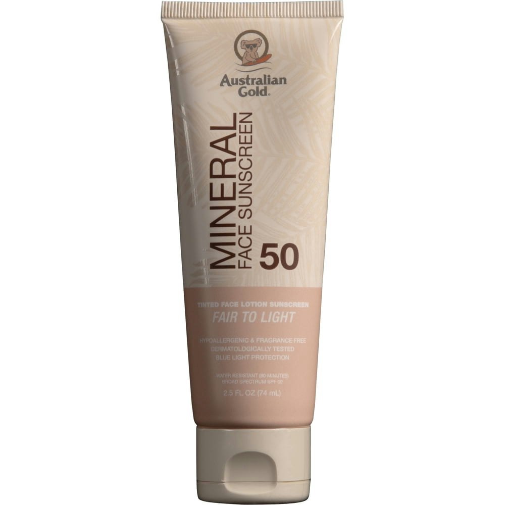 Australian Gold Mineral Tinted Face Lotion SPF 50 2.5-fl. oz.: $17.09