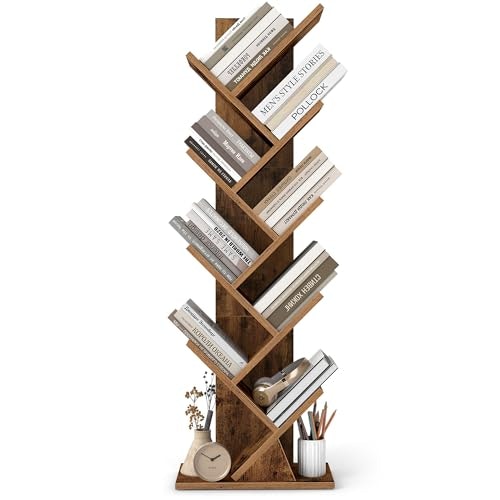 Vasagle Custos 45.4-inch Tree Bookshelf: $29.95 Vasagle Custos 45.4-inch Tree Bookshelf: $29.95