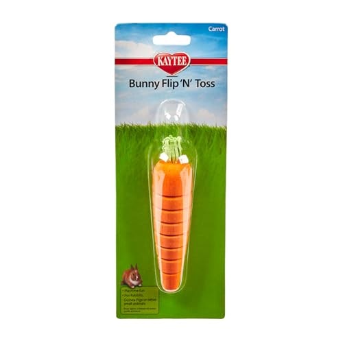 Kaytee Bunny Flip-N-Toss Carrot Toy: $0.80