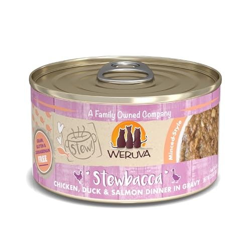 Weruva Stewbacca Chicken, Duck & Salmon Cat Stew 2.8-oz. 12-Pack: $20.23