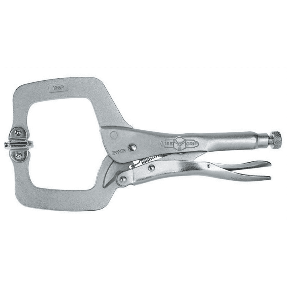 Irwin Hanson 11SP 11-Inch Regular Tip Locking C-Clamp with Pads: $27.89 Irwin Hanson 11SP 11-Inch Regular Tip Locking C-Clamp with Pads: $27.89