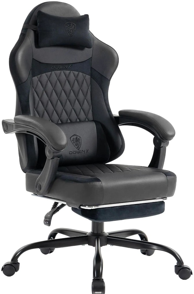 Dowinx Ergonomic Gaming Chair w/ Linkage Armrest & Adjustable Recline: $86