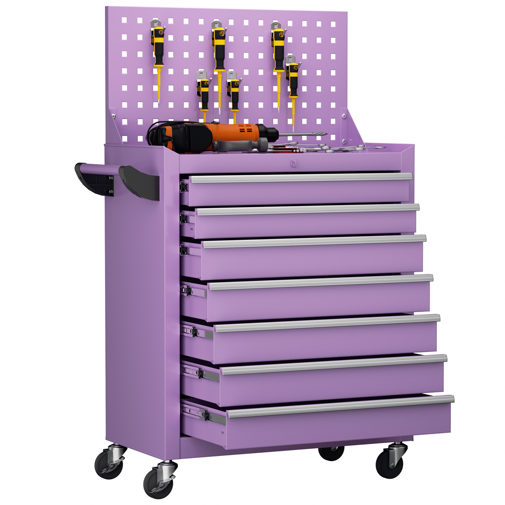 Suncrown 7-Drawer Rolling Tool Chest with Pegboard: $159.99 Suncrown 7-Drawer Rolling Tool Chest with Pegboard: $159.99