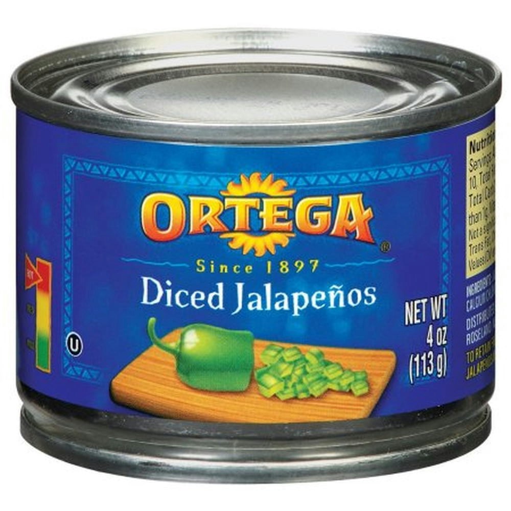 Ortega Diced Jalapenos 4-oz. 2-Pack: $11.50 Ortega Diced Jalapenos 4-oz. 2-Pack: $11.50