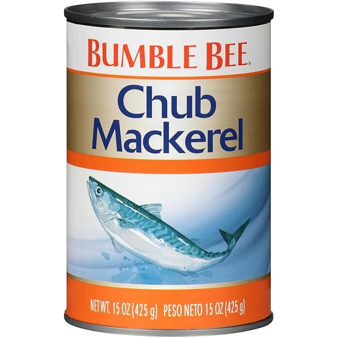 Chub Mackerel 15-oz. Can: $6.20 Chub Mackerel 15-oz. Can: $6.20
