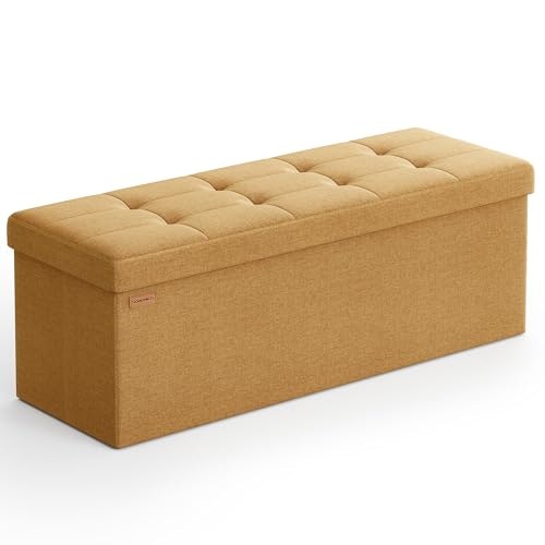 Songmics Mazie 43-Inch Folding Storage Ottoman Bench: $42.47 Songmics Mazie 43-Inch Folding Storage Ottoman Bench: $42.47