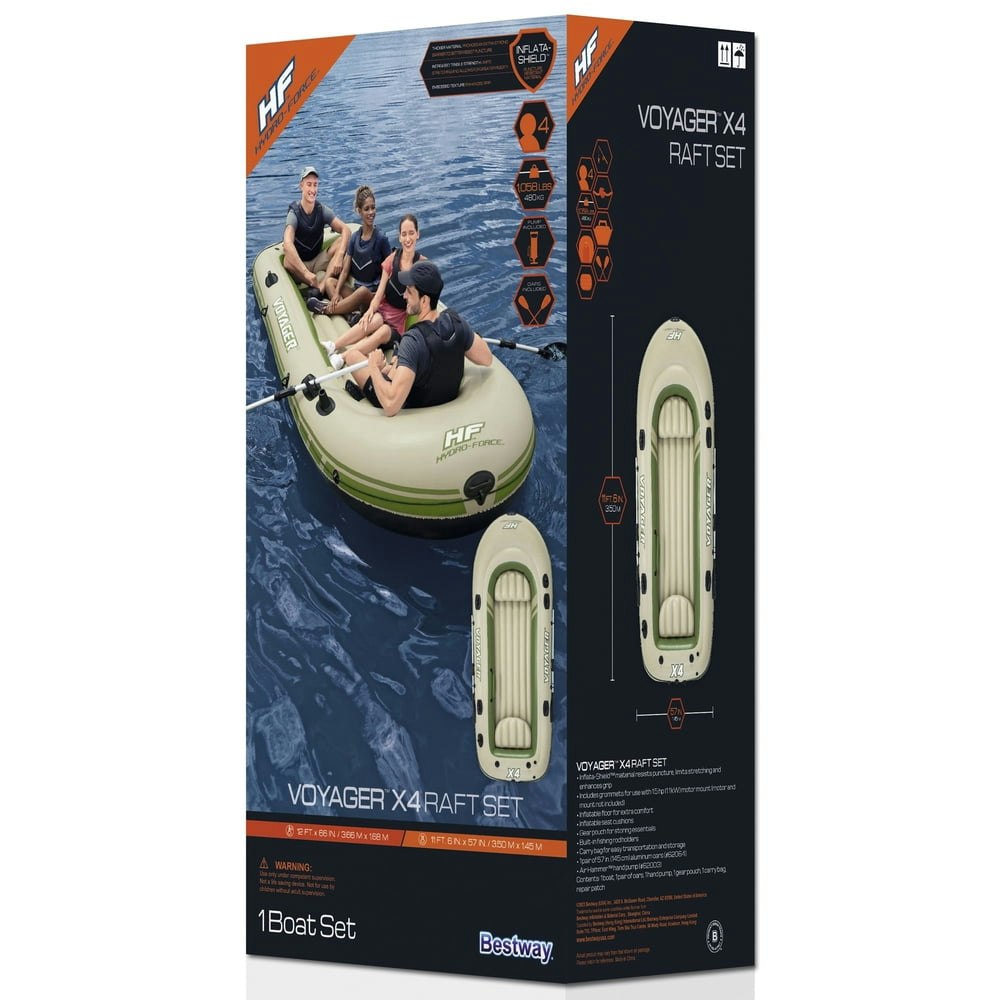 Hydro-Force Treck X3 3-Person Inflatable Raft Set: $103.63 Hydro-Force Treck X3 3-Person Inflatable Raft Set: $103.63
