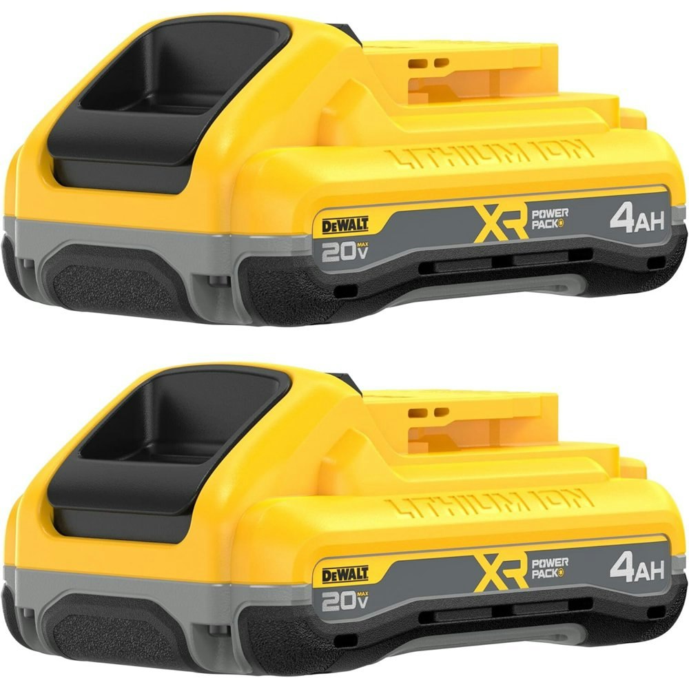 Dewalt 20V Max XR 4Ah Lithium-Ion Battery 2-Pack: $159 Dewalt 20V Max XR 4Ah Lithium-Ion Battery 2-Pack: $159