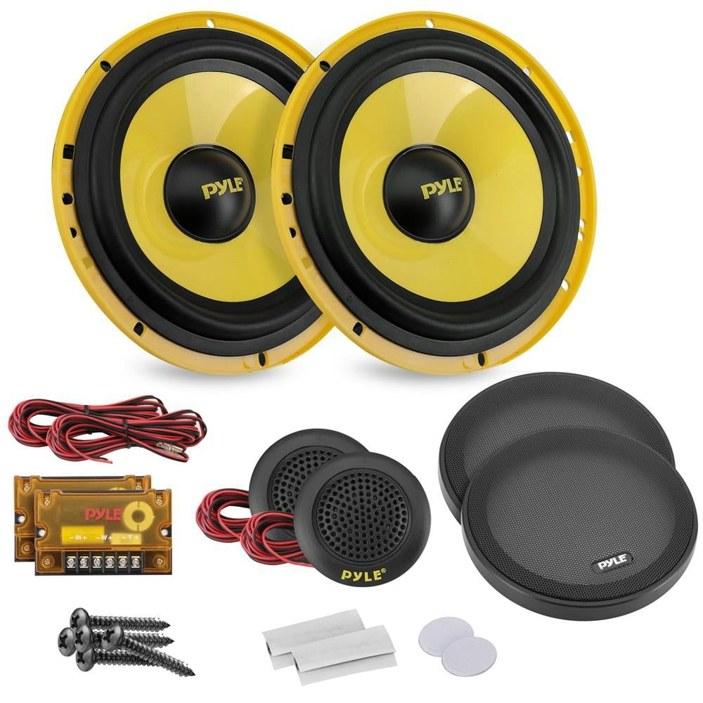 Pyle 6.5" 400W 2-Way Car Audio Component Speaker System: $34.92