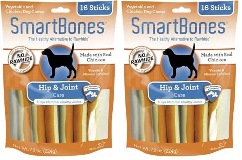SmartBones Hip and Joint Care Dog Chew Sticks 16-Count 2-Pack: $13.05