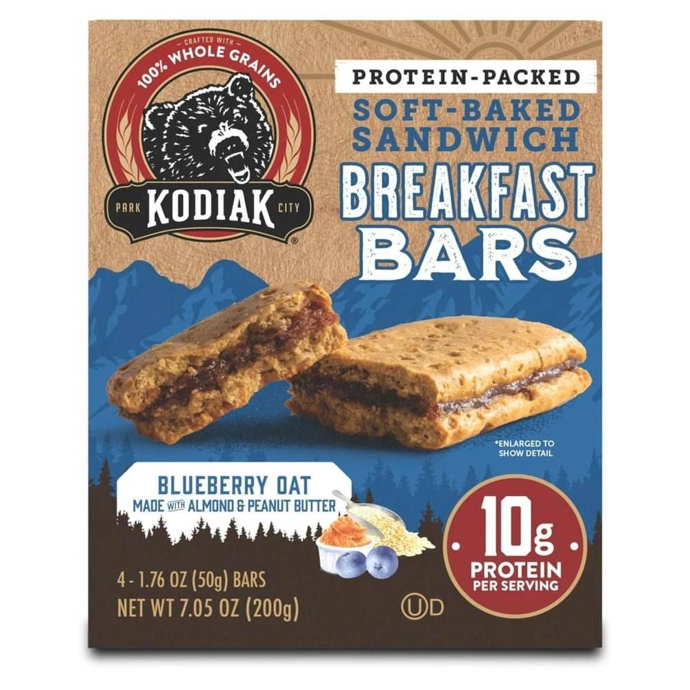 Kodiak Blueberry Oat Protein Breakfast Bars 4-Pack: $17.97 Kodiak Blueberry Oat Protein Breakfast Bars 4-Pack: $17.97