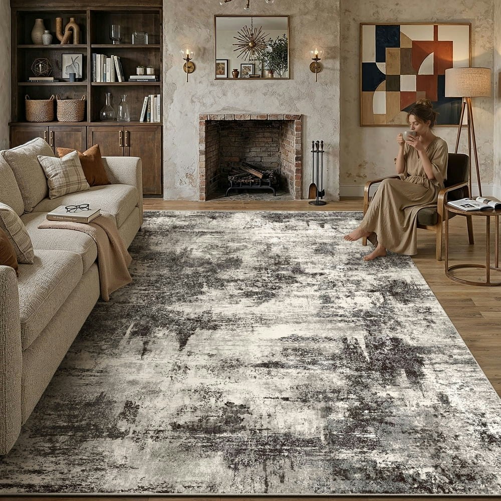 Berthmeer 8'x10' Area Rug: $65.99