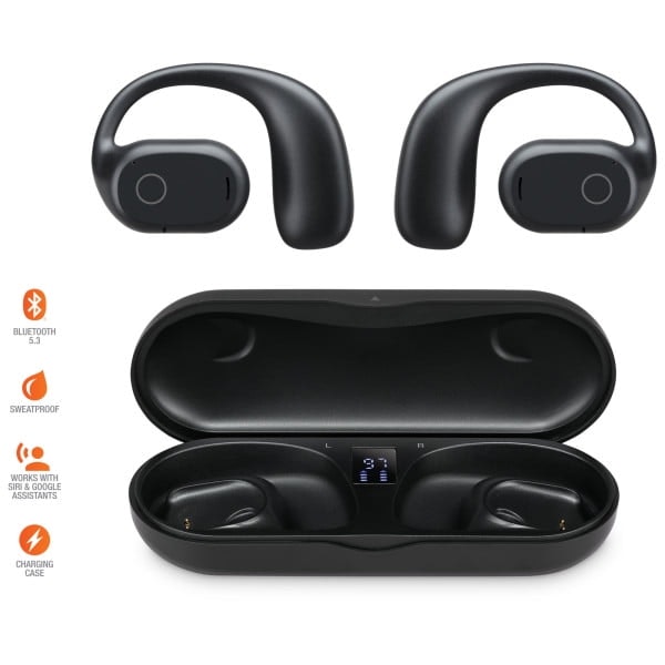 True Wireless Open Ear Bluetooth Earbuds: $11.10 True Wireless Open Ear Bluetooth Earbuds: $11.10