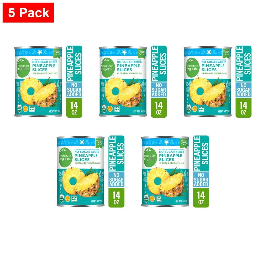 Simple Truth Canned Pineapple Slices 5-Pack: $30.93 Simple Truth Canned Pineapple Slices 5-Pack: $30.93