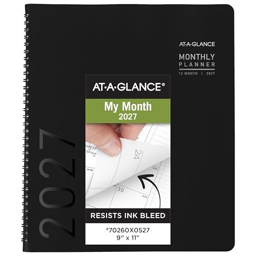 At-A-Glance 9" x 11" 2027 Monthly Planner: $21.08