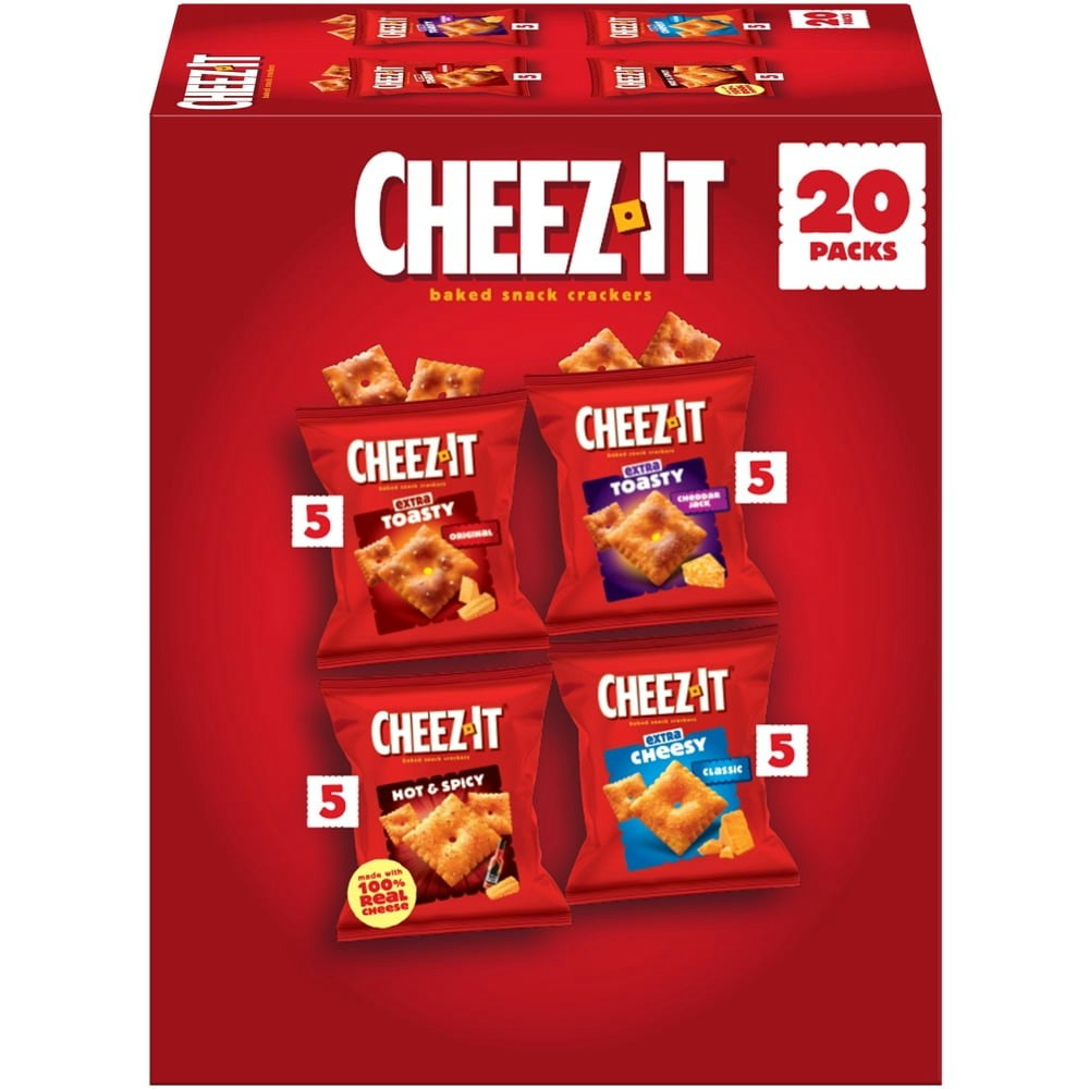 Cheez-It Baked Snack Crackers 20-Pack: $14.48 Cheez-It Baked Snack Crackers 20-Pack: $14.48