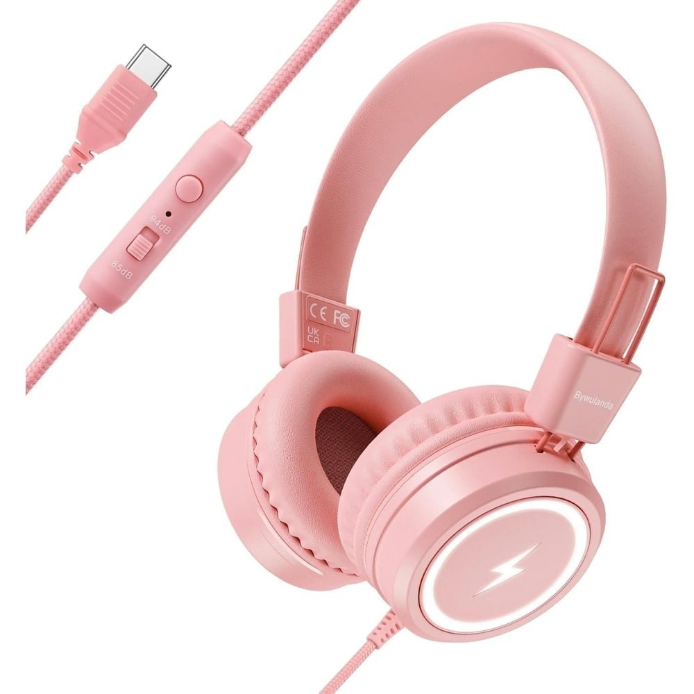 Kids LED Wired Volume-Limiting Headphones: $12.29 Kids LED Wired Volume-Limiting Headphones: $12.29