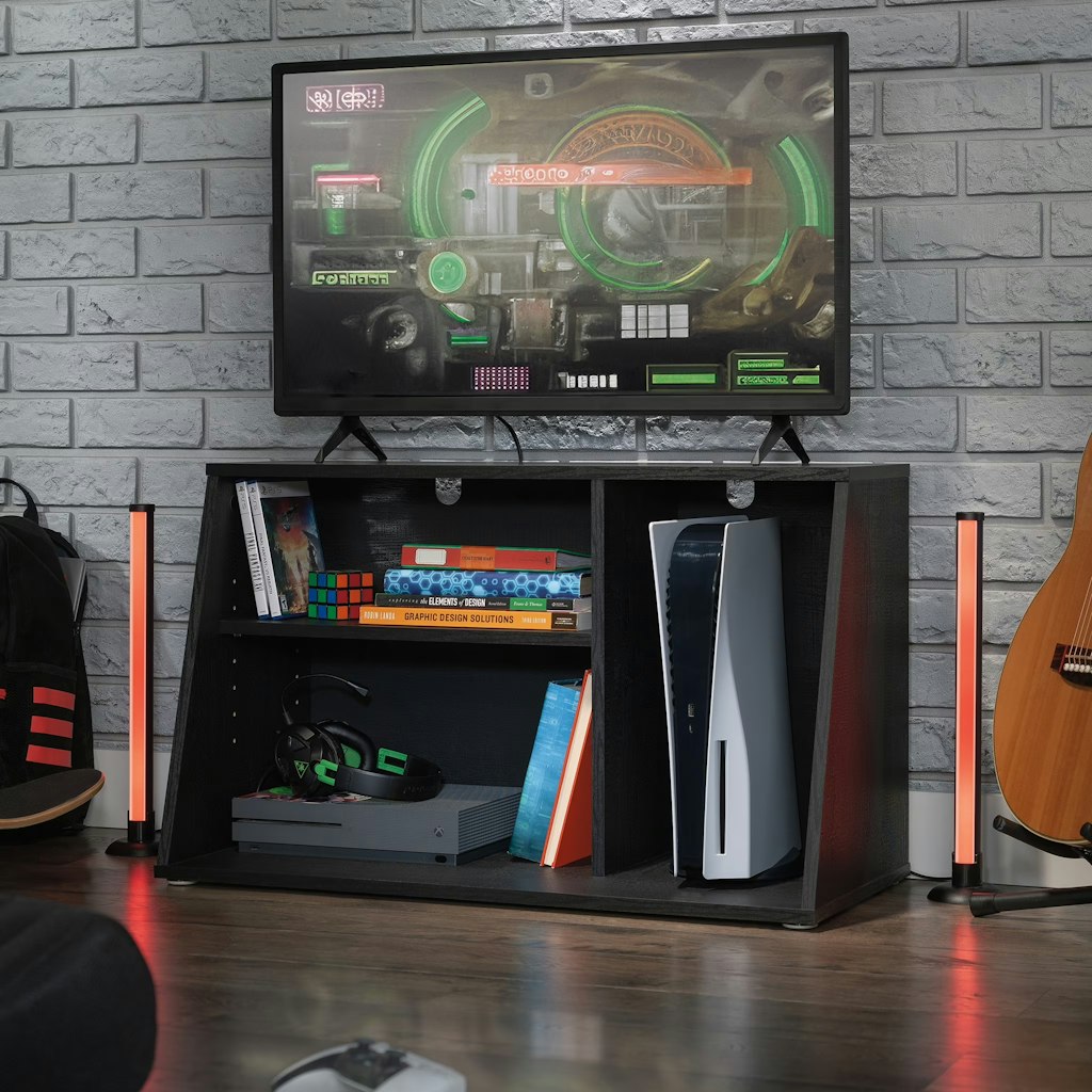 Mainstays Gamer TV Stand Console for TVs up to 32": $40 Mainstays Gamer TV Stand Console for TVs up to 32": $40