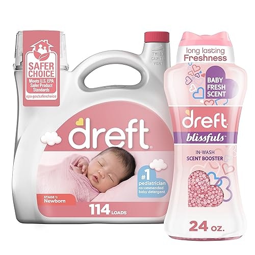 Dreft Stage 1 Newborn Liquid Laundry Detergent and Blissfuls Scent Booster Beads Bundle: $40.96 Dreft Stage 1 Newborn Liquid Laundry Detergent and Blissfuls Scent Booster Beads Bundle: $40.96