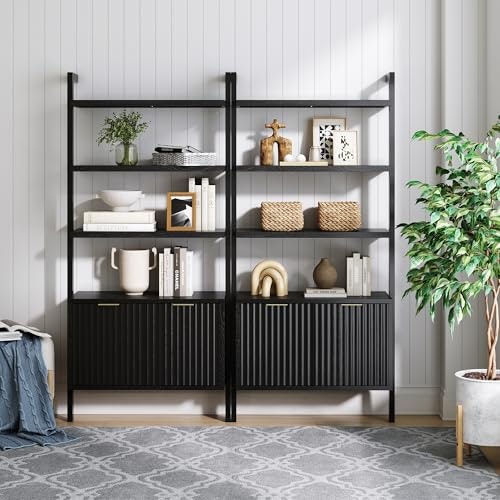Nathan James Jasper 3-Shelf Solid Wood Boho Bookshelf 2-Pack: $599.98 Nathan James Jasper 3-Shelf Solid Wood Boho Bookshelf 2-Pack: $599.98