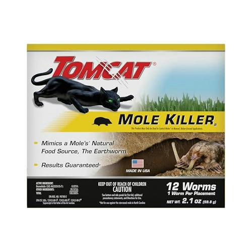 Tomcat Mole Killer 12-Worm Bait Pack: $17.59 Tomcat Mole Killer 12-Worm Bait Pack: $17.59