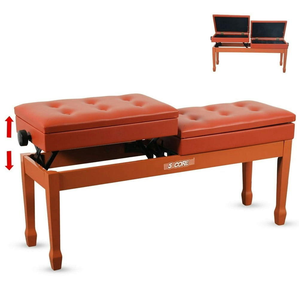 5 Core Adjustable Duet Piano Bench with Storage: $142.39 5 Core Adjustable Duet Piano Bench with Storage: $142.39