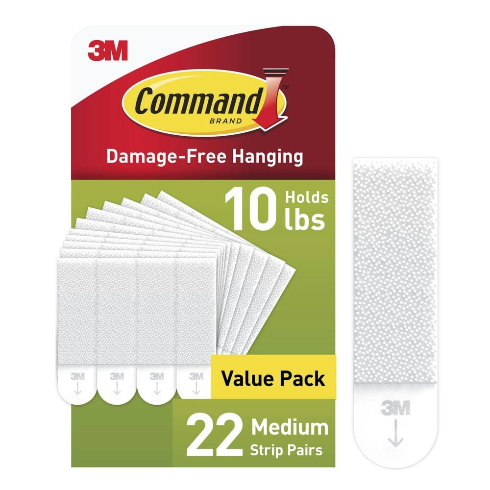 Command Medium Damage-Free Picture Hangers 22-Pair Pack: $14.69 Command Medium Damage-Free Picture Hangers 22-Pair Pack: $14.69
