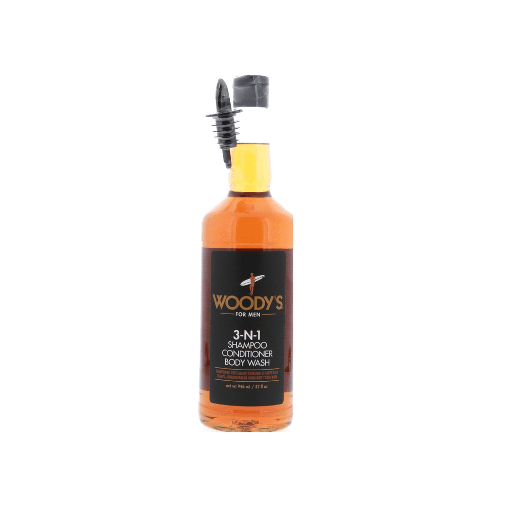 Woody’s 3-in-1 Shampoo, Conditioner, and Body Wash 32oz: $25.15 Woody’s 3-in-1 Shampoo, Conditioner, and Body Wash 32oz: $25.15