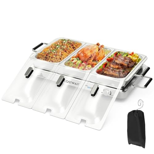 Costway 2-in-1 Electric Buffet Server and Warming Tray: $62.39 Costway 2-in-1 Electric Buffet Server and Warming Tray: $62.39