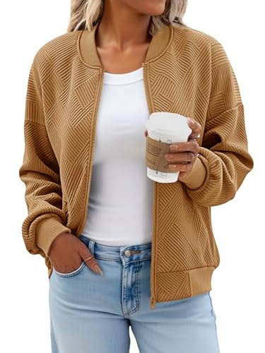 Tankaneo Women's Lightweight Bomber Jacket: $25.48 Tankaneo Women's Lightweight Bomber Jacket: $25.48