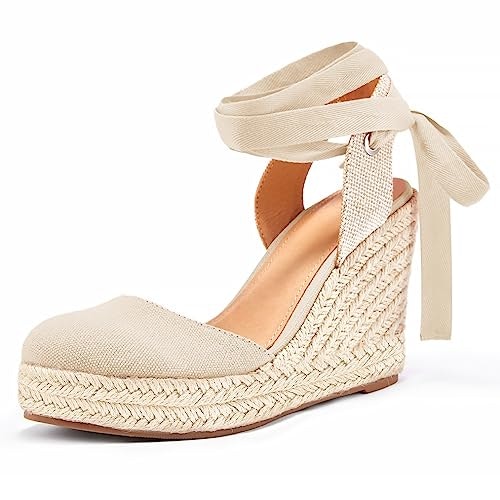Ermonn Women's Espadrille Platform Wedge Sandals: $30 Ermonn Women's Espadrille Platform Wedge Sandals: $30