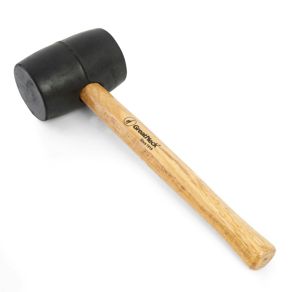 GreatNeck 16-oz. Rubber Mallet with Hickory Handle: $11.68 GreatNeck 16-oz. Rubber Mallet with Hickory Handle: $11.68