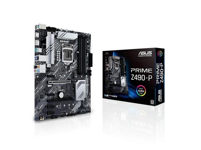 Asus Prime Z490-P LGA 1200 ATX Motherboard: $232.35