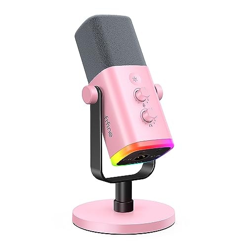 Fifine Ampligame AM8P XLR/USB Dynamic Microphone: $50.14