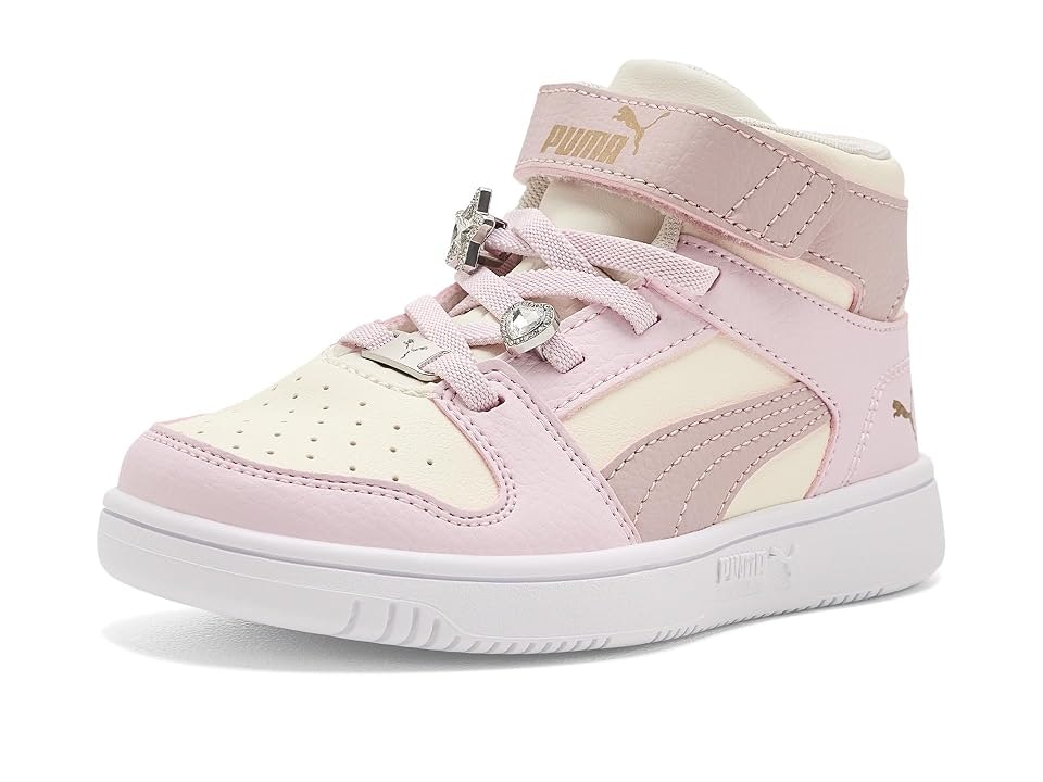 Puma Kids Rebound Layup Mid Hook-and-Loop Shoes: $60