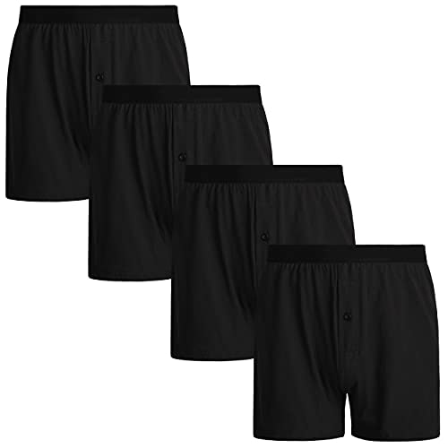 Innersy Men's Cotton Knit Boxer Shorts 4-Pack: $27.99 Innersy Men's Cotton Knit Boxer Shorts 4-Pack: $27.99