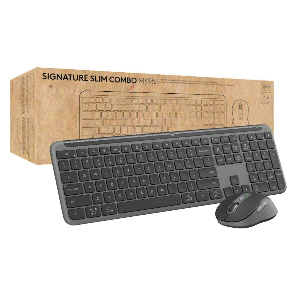 Logitech Signature Slim MK955 Wireless Keyboard and Mouse Bundle: $119.99