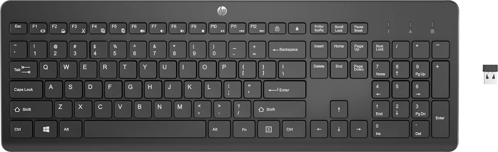 HP 230 Full-size Wireless Keyboard: $18.99 HP 230 Full-size Wireless Keyboard: $18.99