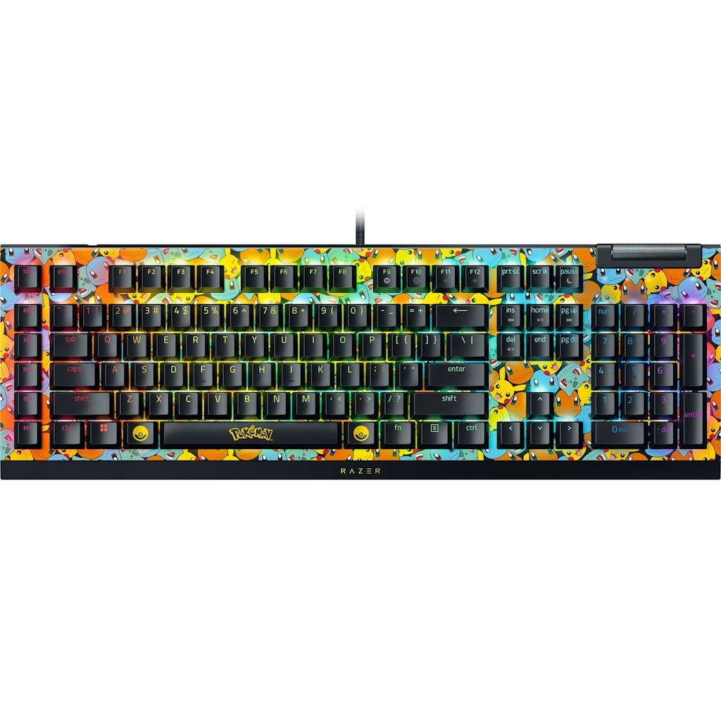 Razer BlackWidow V4 X Pokémon Edition Wired Mechanical Gaming Keyboard: $159.99 Razer BlackWidow V4 X Pokémon Edition Wired Mechanical Gaming Keyboard: $159.99