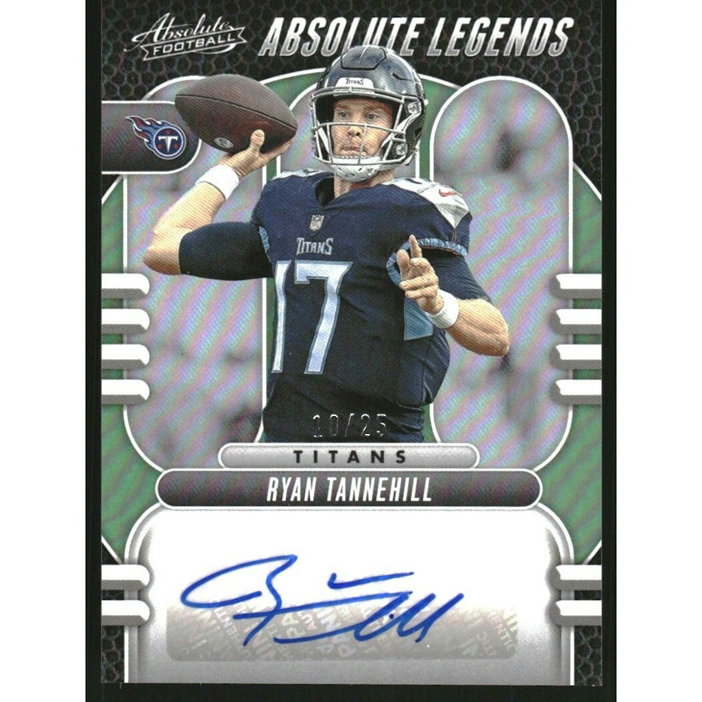 2023 Absolute Legends Ryan Tannehill Green Signature Card #24: $18
