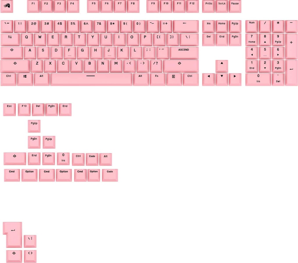 Glorious GPBT Potion Pink Universal Keycap Set: $20.99 Glorious GPBT Potion Pink Universal Keycap Set: $20.99