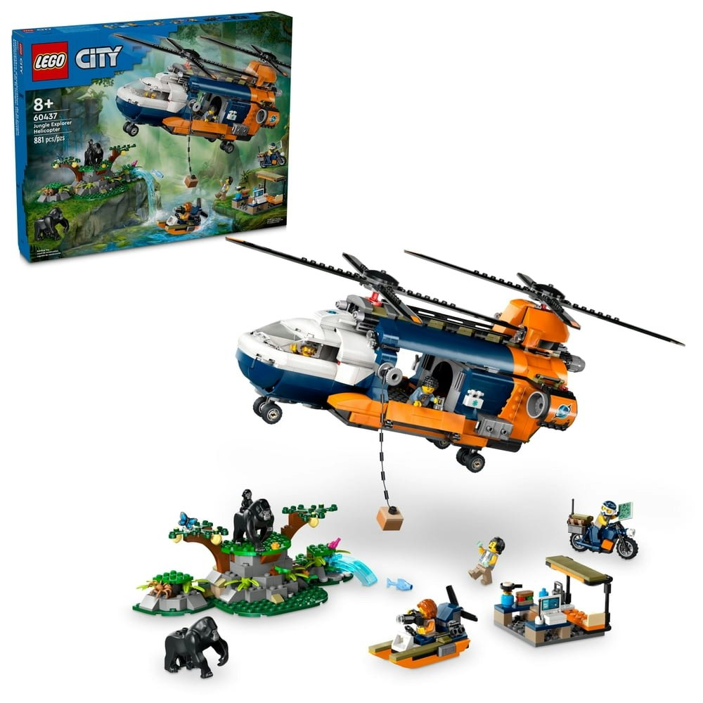 LEGO City Jungle Explorer Helicopter at Base Camp 60437: $91.76