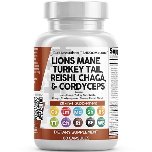 Clean Nutraceuticals 20-in-1 Mushroom Supplement: $17.09
