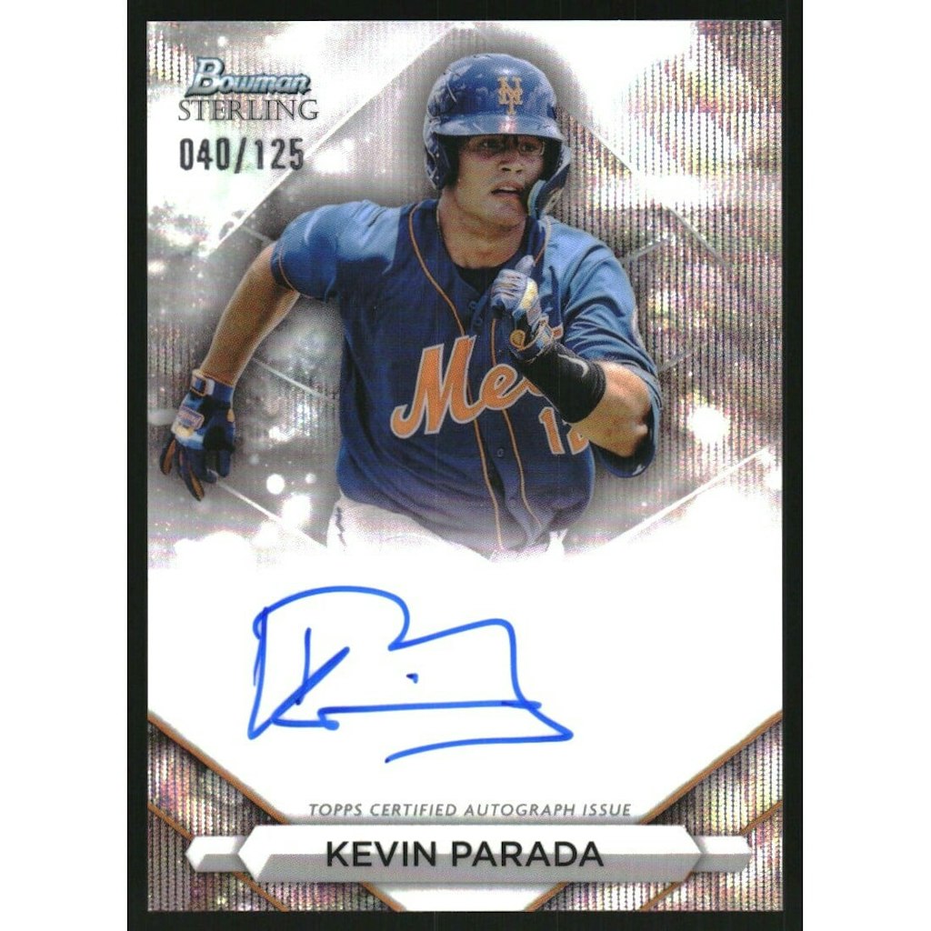 2023 Bowman Sterling Kevin Parada Prospect Autograph Wave Refractor Card: $10.80 2023 Bowman Sterling Kevin Parada Prospect Autograph Wave Refractor Card: $10.80