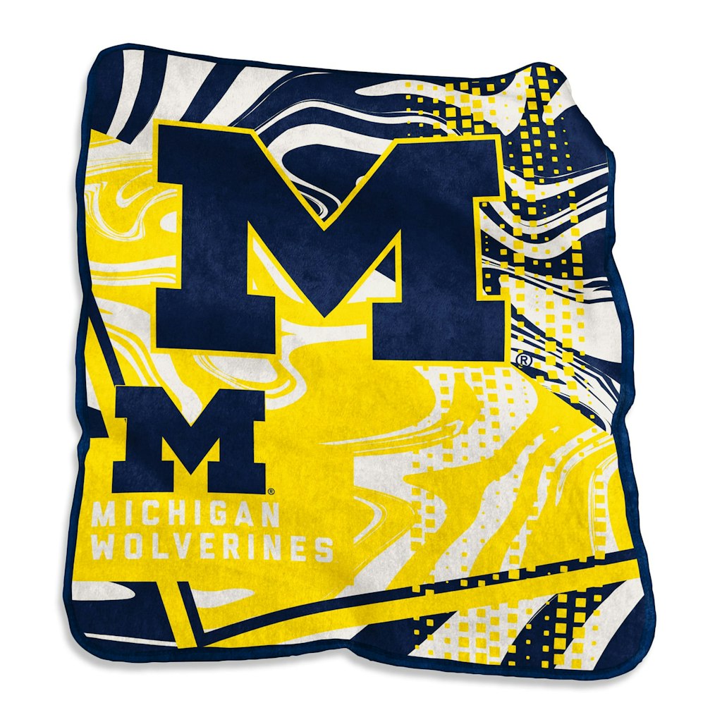 Michigan Wolverines 50" x 60" Swirl Raschel Throw Blanket: $39.99 Michigan Wolverines 50" x 60" Swirl Raschel Throw Blanket: $39.99