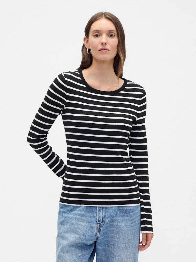 Ribbed Stripe Crewneck T-Shirt: $10.97 Ribbed Stripe Crewneck T-Shirt: $10.97