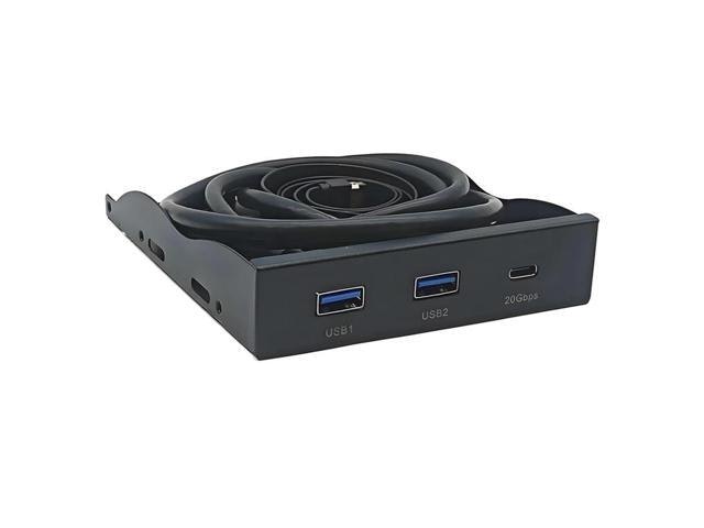 3.5-Inch Desktop Floppy Bay Front Panel with 2 USB 3.0 Type-A and 20-Gbps Type-C Ports: $26.28 3.5-Inch Desktop Floppy Bay Front Panel with 2 USB 3.0 Type-A and 20-Gbps Type-C Ports: $26.28