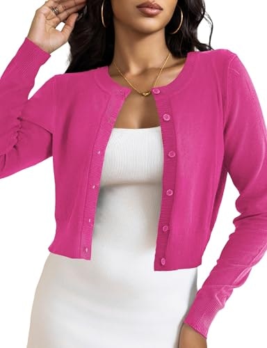 Letdiosto Women's Cropped Knit Cardigan Bolero Shrug: $23.77 Letdiosto Women's Cropped Knit Cardigan Bolero Shrug: $23.77